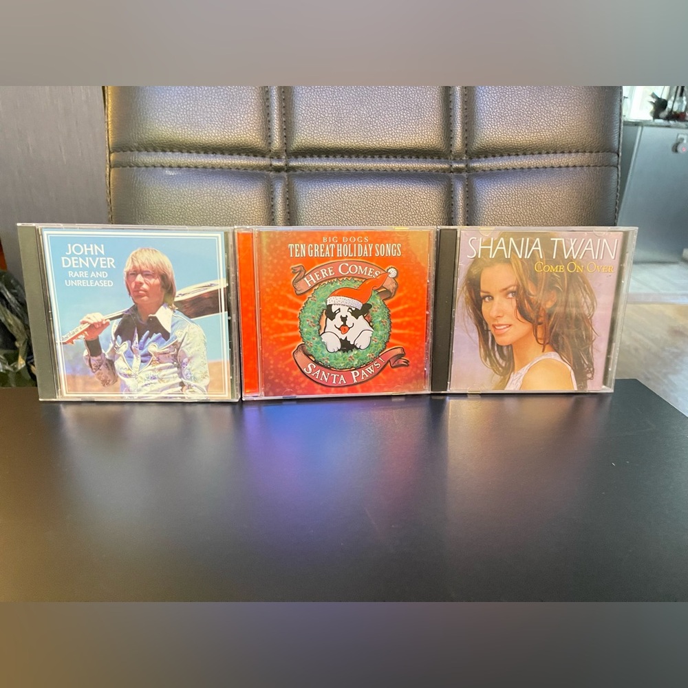 John Denver Rare & Unreleased, Big Dogs 10 Holiday Songs, Shania, Come On Over